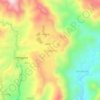 Mappa topografica Mompolia, altitudine, rilievo