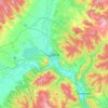 Mappa topografica Чита, altitudine, rilievo