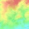 Mappa topografica La Magdeleine, altitudine, rilievo