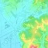 Mappa topografica Degla, altitudine, rilievo
