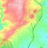 Mappa topografica La Cabaña, altitudine, rilievo