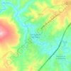 Mappa topografica San Juan de los Lagos, altitudine, rilievo