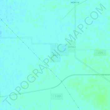 Mappa topografica %dd, altitudine, rilievo