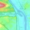Mappa topografica White Deer, altitudine, rilievo