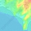 Mappa topografica Les Porteaux, altitudine, rilievo