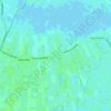 Mappa topografica Opende-Oost, altitudine, rilievo
