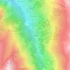 Mappa topografica Praranger, altitudine, rilievo