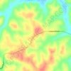 Mappa topografica Goby, altitudine, rilievo