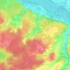 Mappa topografica Les Godeaux, altitudine, rilievo