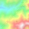 Mappa topografica La Nigua, altitudine, rilievo