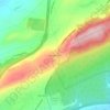 Mappa topografica Nescopeck Pass, altitudine, rilievo