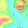 Mappa topografica Greenbush, altitudine, rilievo
