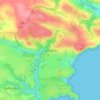 Mappa topografica Stackpole, altitudine, rilievo