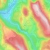 Mappa topografica Blanaz, altitudine, rilievo