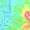 Mappa topografica Franklin, altitudine, rilievo