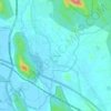 Mappa topografica Kaman, altitudine, rilievo