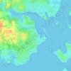 Mappa topografica Le Bourrigo, altitudine, rilievo