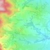 Mappa topografica La Garnière, altitudine, rilievo
