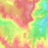 Mappa topografica Les Laurents, altitudine, rilievo