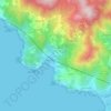 Mappa topografica Serra, altitudine, rilievo