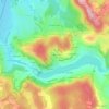 Mappa topografica Le Perrier, altitudine, rilievo