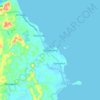 Mappa topografica Maydolong, altitudine, rilievo