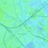 Mappa topografica Zalne, altitudine, rilievo