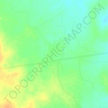 Mappa topografica Ban Prasat, altitudine, rilievo