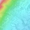 Mappa topografica Baizenas, altitudine, rilievo