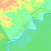 Mappa topografica Colonia Angamos, altitudine, rilievo
