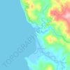 Mappa topografica Tubli, altitudine, rilievo