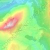 Mappa topografica Le Petit Robion, altitudine, rilievo