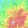 Mappa topografica La Croix Lambin, altitudine, rilievo