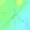 Mappa topografica Hunt City, altitudine, rilievo