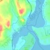 Mappa topografica Dundrum, altitudine, rilievo