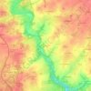 Mappa topografica La Barre, altitudine, rilievo