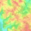 Mappa topografica Nicholasville, altitudine, rilievo