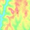 Mappa topografica Lucinda, altitudine, rilievo