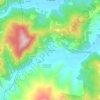 Mappa topografica San Leo Bastia, altitudine, rilievo