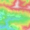 Mappa topografica Jacoy, altitudine, rilievo