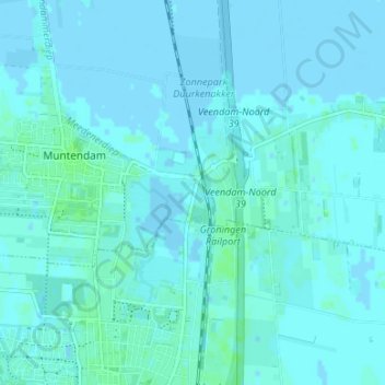 Mappa topografica Egypte, altitudine, rilievo