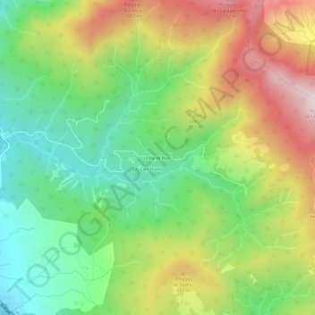 Mappa topografica Ville di Roti, altitudine, rilievo