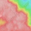 Mappa topografica Fau de Trépail, altitudine, rilievo