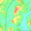 Mappa topografica Crowle Green, altitudine, rilievo