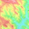 Mappa topografica Trébessac, altitudine, rilievo