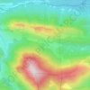 Mappa topografica Aiguebonnes, altitudine, rilievo