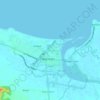 Mappa topografica Airport Village, altitudine, rilievo