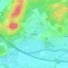 Mappa topografica Stokkum, altitudine, rilievo