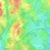 Mappa topografica Laplagne, altitudine, rilievo