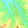 Mappa topografica Donerail, altitudine, rilievo